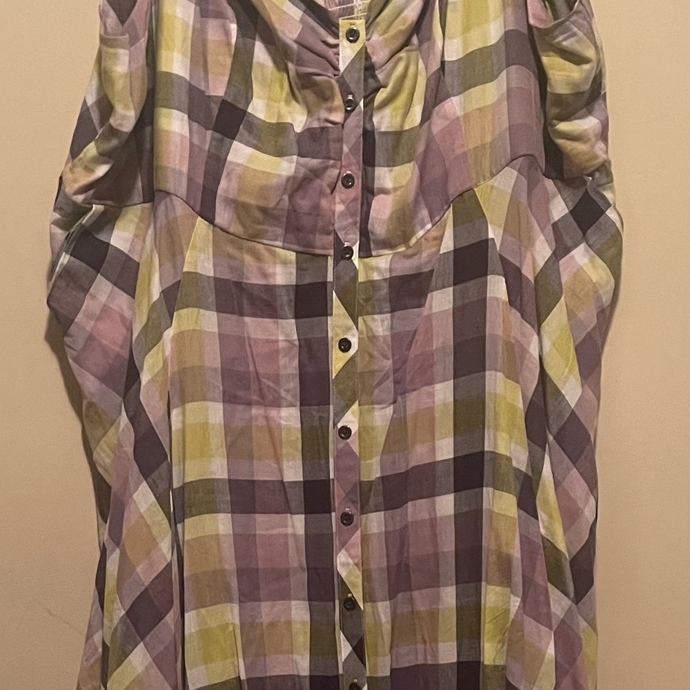 Torrid Multicolor Textured Fabric Dress - Picture 2 of 7